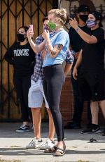 IRELAND BALDWIN at a Protest in Los Angeles 06/01/2020