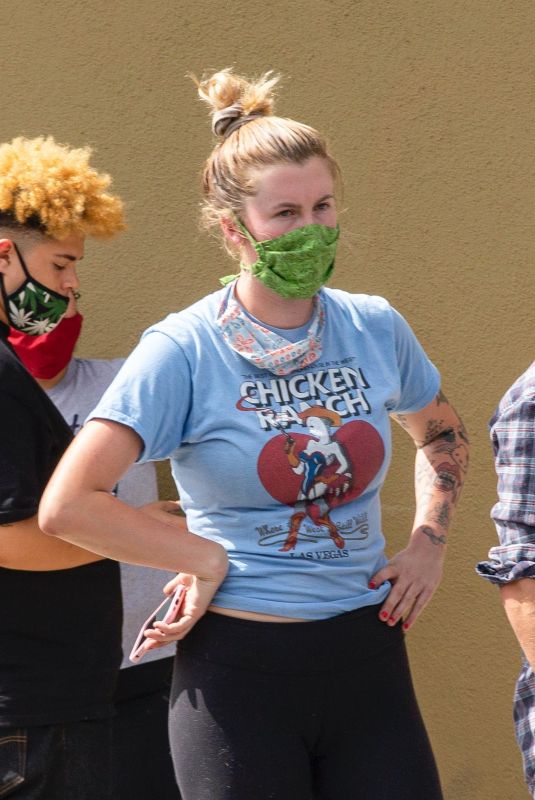 IRELAND BALDWIN at a Protest in Los Angeles 06/01/2020