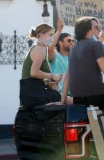 IRELAND BALDWIN at Black Lives Matter Protest in Los Angeles 06/07/2020