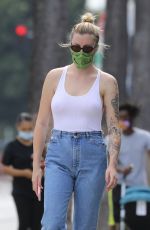 IRELAND BALDWIN Heading to Join Protests in Hollywood 06/02/2020