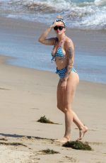 IRELAND BALDWIN in Bikini on the Beach in Malibu 06/27/2020
