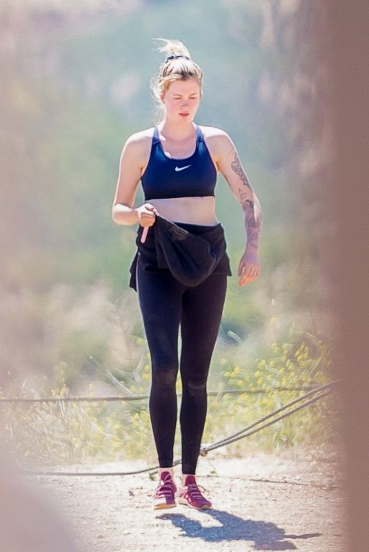 IRELAND BALDWIN Out Hiking in Los Angeles 06/09/2020