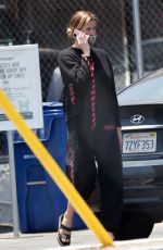 IRELAND BALDWIN Out with Her Dog Koda in Los Angeles 06/16/2020