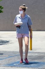 IRELAND BALDWIN Taking Leftovers To Go in Los Angeles 06/26/2020