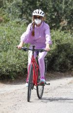 ISLA FISHER on Her Daily Bike Routine in Los Angeles 06/29/2020