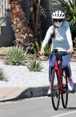 ISLA FISHER Out Riding a Bike in Los Angeles 06/13/2020