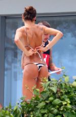 IZABEL GOULART in Bikini at Hotel Balcony 06/08/2020