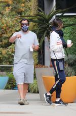JACKIE and Adam SANDLER Out for Coffee in Malibu 06/16/2020