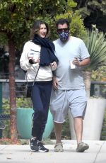 JACKIE and Adam SANDLER Out for Coffee in Malibu 06/16/2020