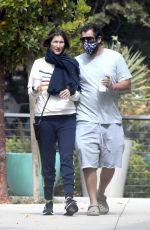 JACKIE and Adam SANDLER Out for Coffee in Malibu 06/16/2020