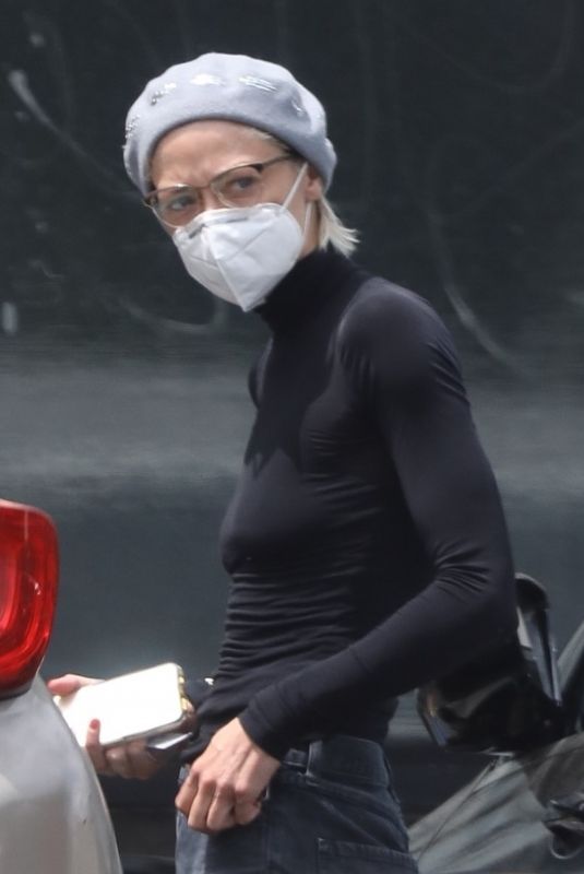 JAIME KING Wearing a Mask Out in Los Angeles 06/17/2020