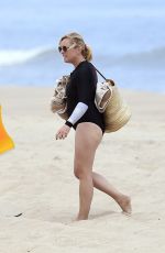 JANE KRAKOWSKI Out on the Beach in Hamptons 06/29/2020