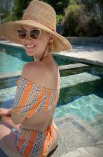JANUARY JONES in Bikini at a Pool - Instagram Photos 06/24/2020