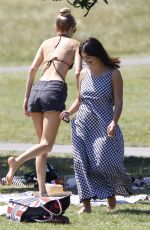 JENNA LOUISE COLEMAN at a Picnic in a Park in London 06/25/2020