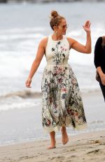 JENNIFER LOPEZ and Alex Rodriguez at a Beach in Malibu 06/21/2020
