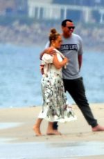 JENNIFER LOPEZ and Alex Rodriguez at a Beach in Malibu 06/21/2020