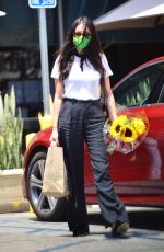 JESSICA GOMES Out Buying Flowers in Los Angeles 06/29/2020