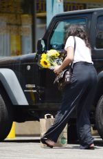 JESSICA GOMES Out Buying Flowers in Los Angeles 06/29/2020