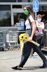 JESSICA GOMES Out Buying Flowers in Los Angeles 06/29/2020