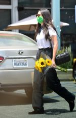 JESSICA GOMES Out Buying Flowers in Los Angeles 06/29/2020
