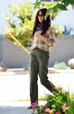 JESSICA GOMES Wearing Bandana Mask Out in West Hollywood 06/17/2020