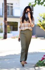JESSICA GOMES Wearing Bandana Mask Out in West Hollywood 06/17/2020