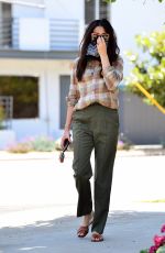 JESSICA GOMES Wearing Bandana Mask Out in West Hollywood 06/17/2020