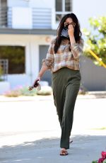 JESSICA GOMES Wearing Bandana Mask Out in West Hollywood 06/17/2020