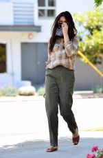 JESSICA GOMES Wearing Bandana Mask Out in West Hollywood 06/17/2020