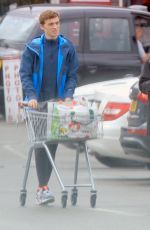 JODIE COMER Shopping at Sainsbury