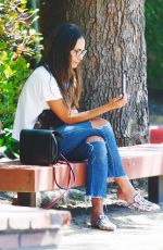 JORDANA BREWSTER at a Park in Los Angeles 06/09/2020