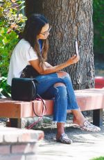 JORDANA BREWSTER at a Park in Los Angeles 06/09/2020