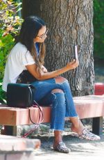 JORDANA BREWSTER at a Park in Los Angeles 06/09/2020