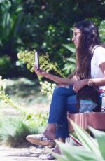 JORDANA BREWSTER at a Park in Los Angeles 06/09/2020