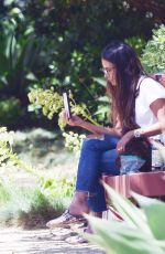 JORDANA BREWSTER at a Park in Los Angeles 06/09/2020