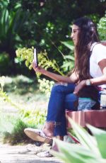 JORDANA BREWSTER at a Park in Los Angeles 06/09/2020