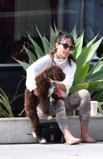 JORDANA BREWSTER Out with Her Dog in Brentwood 06/17/2020