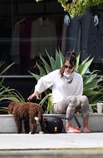 JORDANA BREWSTER Out with Her Dog in Brentwood 06/17/2020