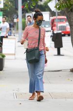 JORDANA BREWSTER Out with Her Dog in Brentwood 06/25/2020