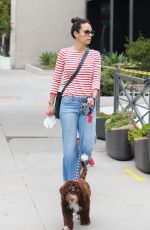 JORDANA BREWSTER Out with Her Dog in Brentwood 06/25/2020