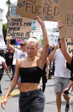 JOSIE CANSECO at Black Lives Matter Protest in Los Angeles 06/02/2020