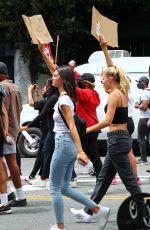 JOSIE CANSECO Out Protesting in West Hollywood 06/03/2020