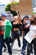 JOSIE CANSECO Out Protesting in West Hollywood 06/03/2020