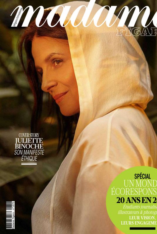 JULIETTE BINOCHE in Madame Figaro, June 2020