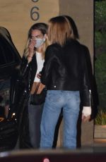 KAIA GERBER and CARA DELEVINGNE Out for Dinner at Nobu in Malibu 06/09/2020