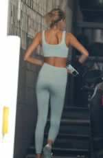 KAIA GERBER in Tights at a Gym in Los Angeles 06/29/2020
