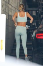 KAIA GERBER in Tights at a Gym in Los Angeles 06/29/2020