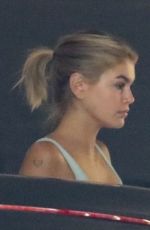 KAIA GERBER in Tights at a Gym in Los Angeles 06/29/2020