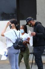 KARRUECHE TRAN at Black Lives Matter Protest in Los Angeles 06/07/2020