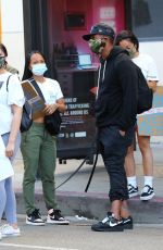KARRUECHE TRAN at Black Lives Matter Protest in Los Angeles 06/07/2020